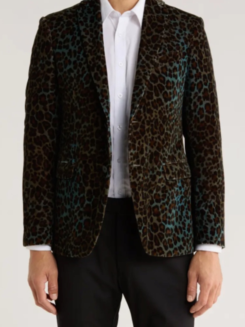 John Varvatos Velvet Leopard Sport Coat 🐆